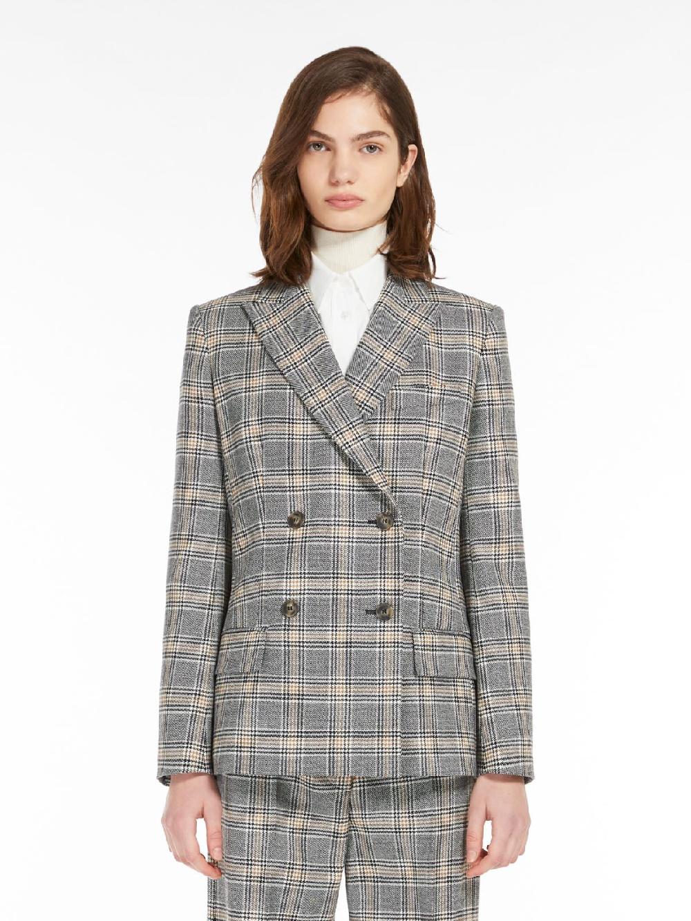Weekend Blazer in lana disegnata Prezzo Ridotto