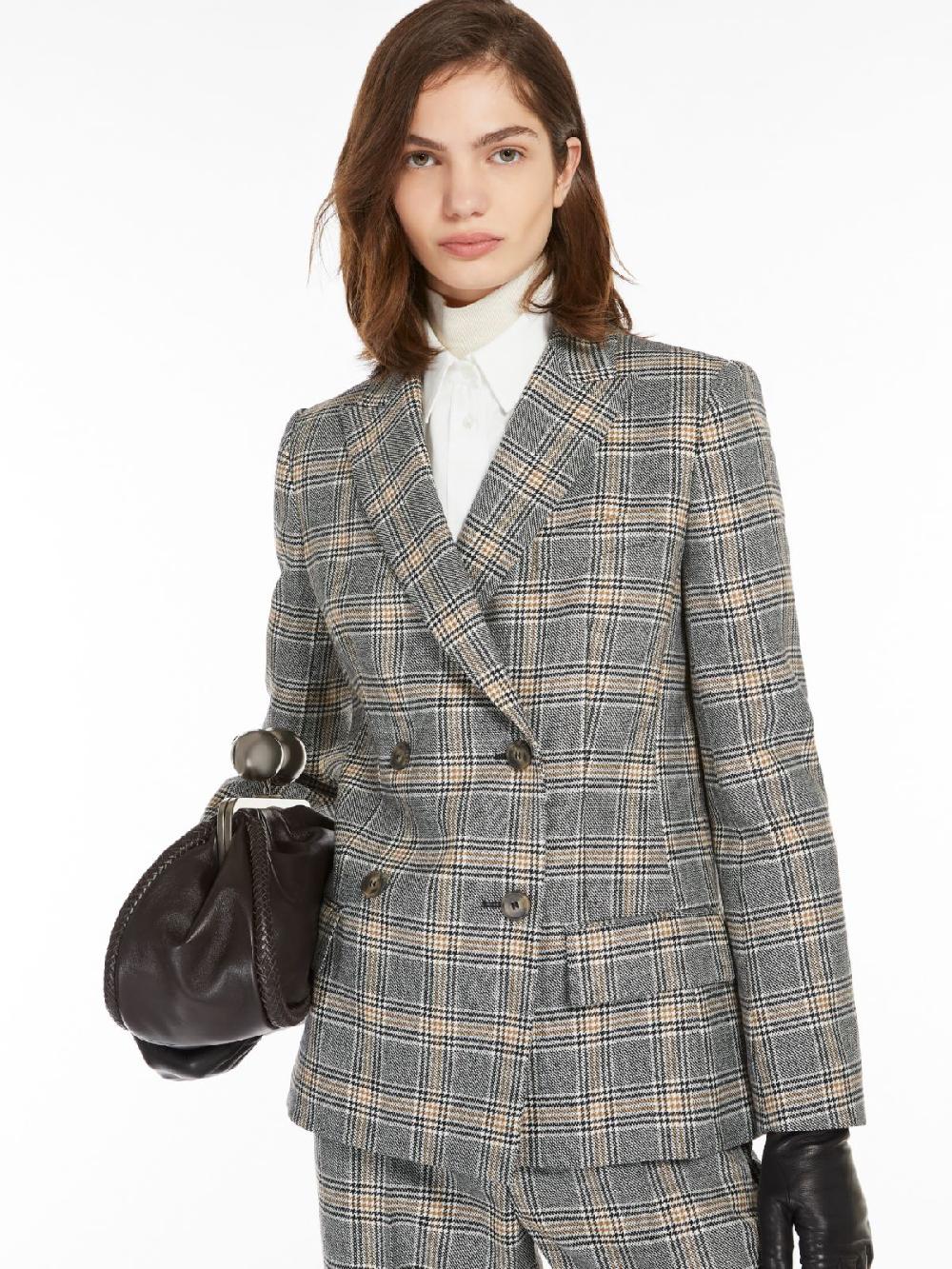 Weekend Blazer in lana disegnata Prezzo Ridotto