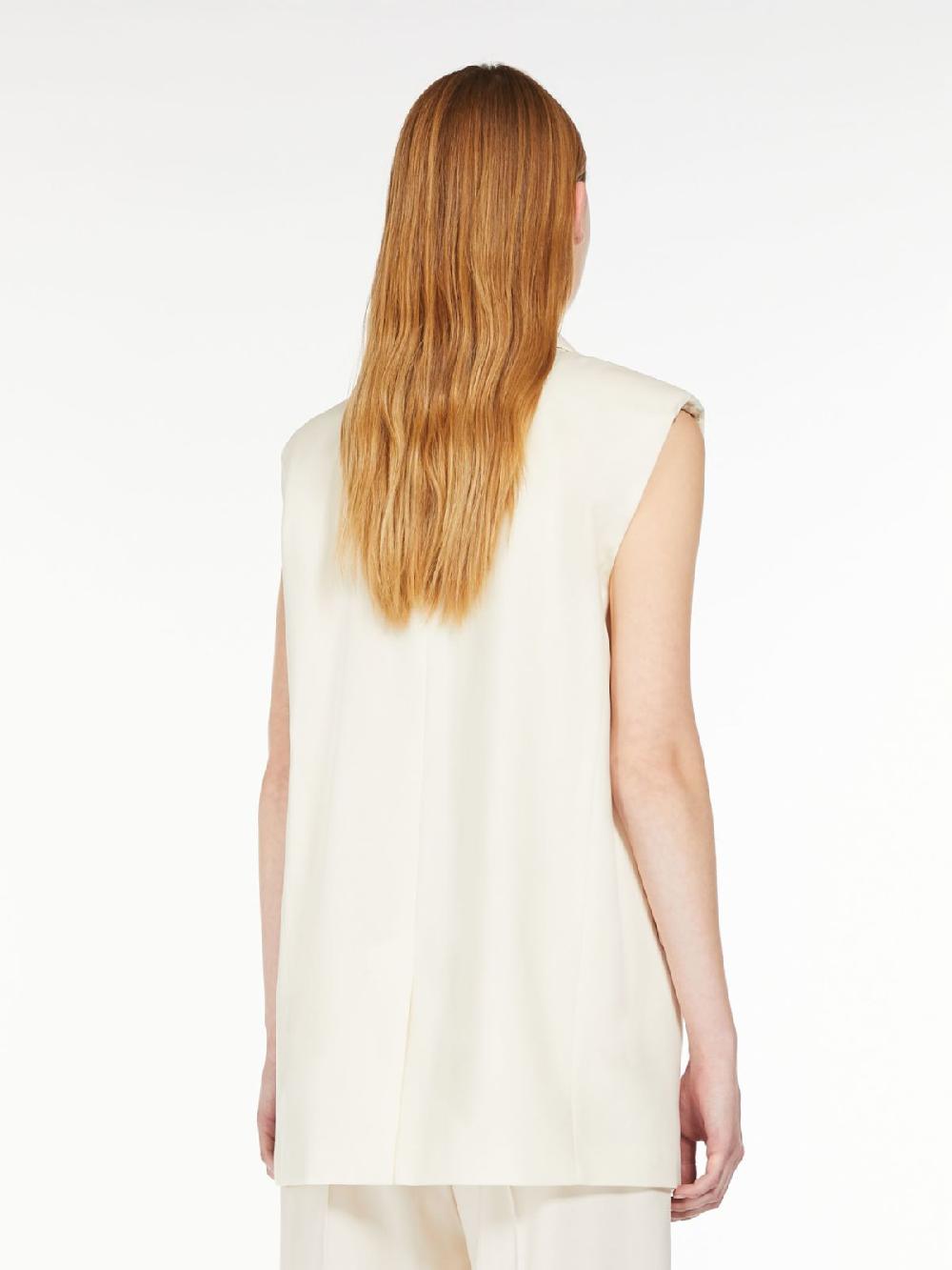 Weekend Gilet in tela di lana stretch Offerta