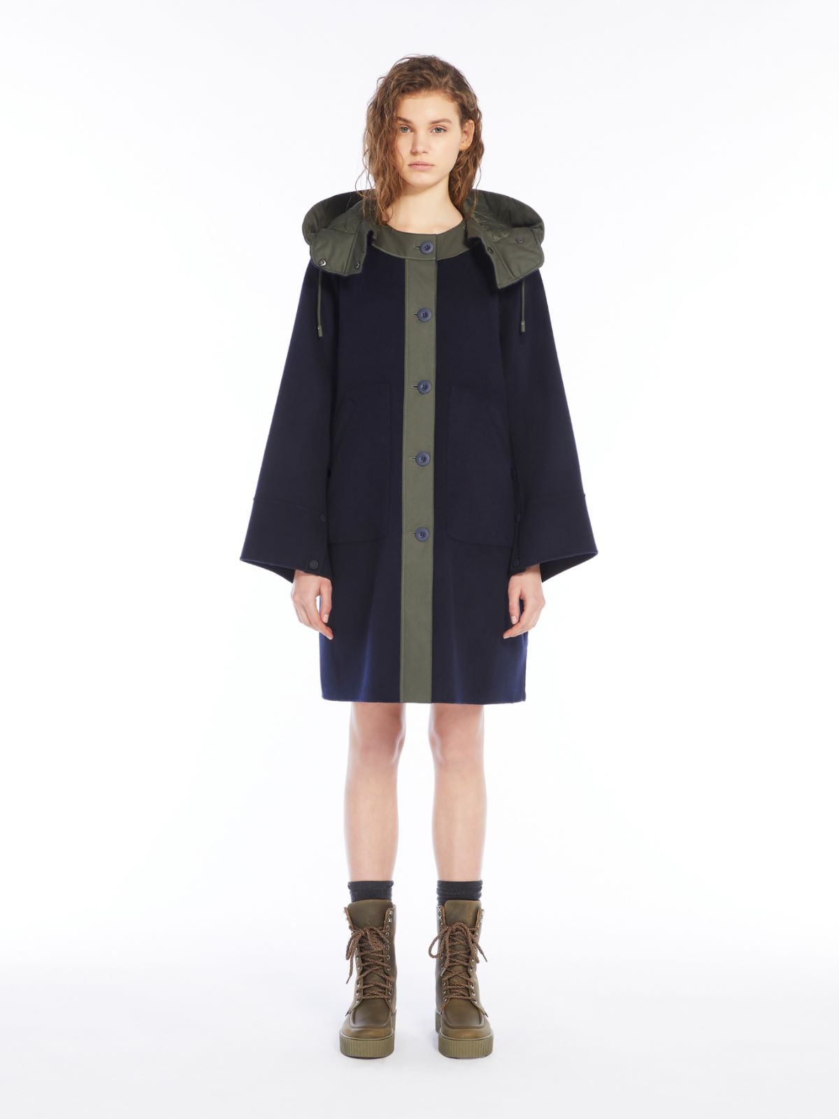 Weekend Parka in lana e tela antigoccia 2025
