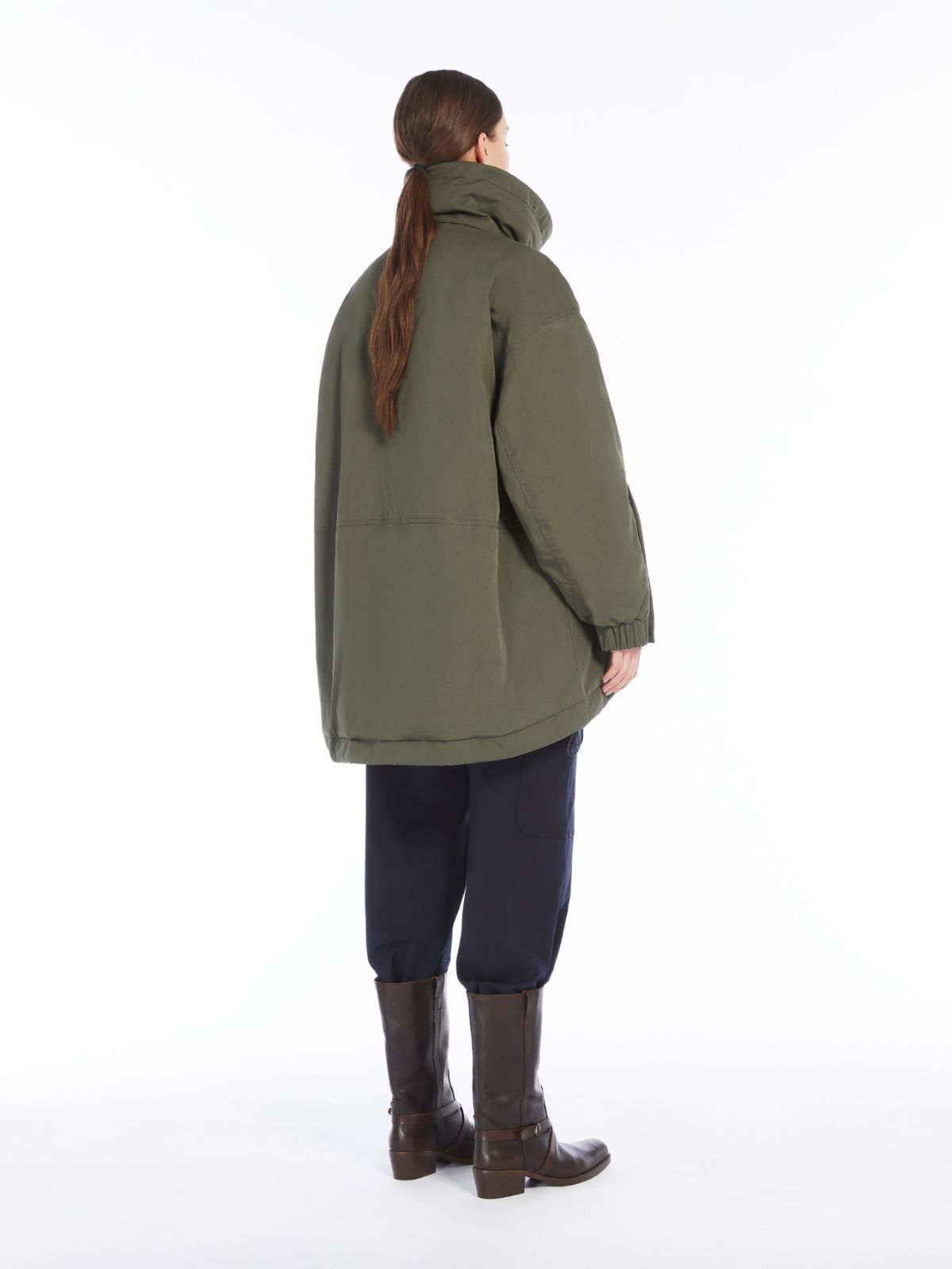 Weekend Parka reversibile in tessuto antigoccia In Linea