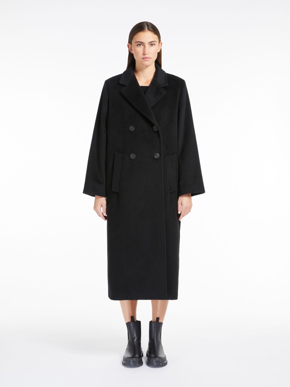 Weekend Cappotto doppiopetto in lana e alpaca Economico