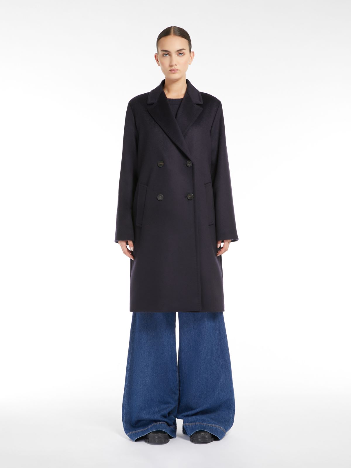 Weekend Cappotto doppiopetto in drap di lana Online