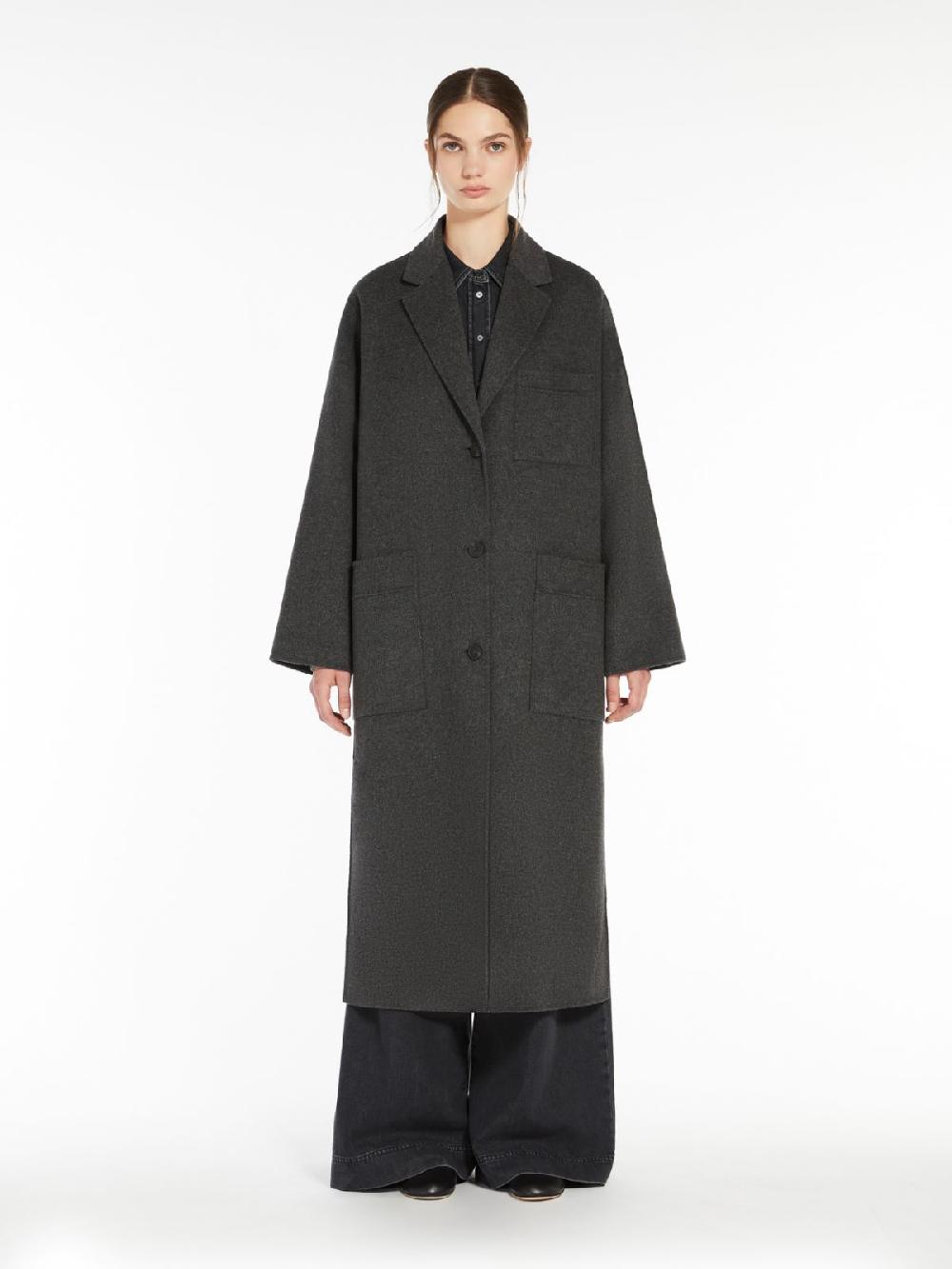 Weekend Cappotto lungo in double di lana Outlet
