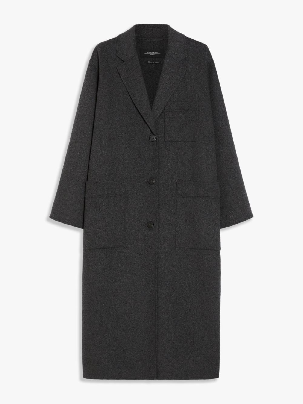 Weekend Cappotto lungo in double di lana Outlet
