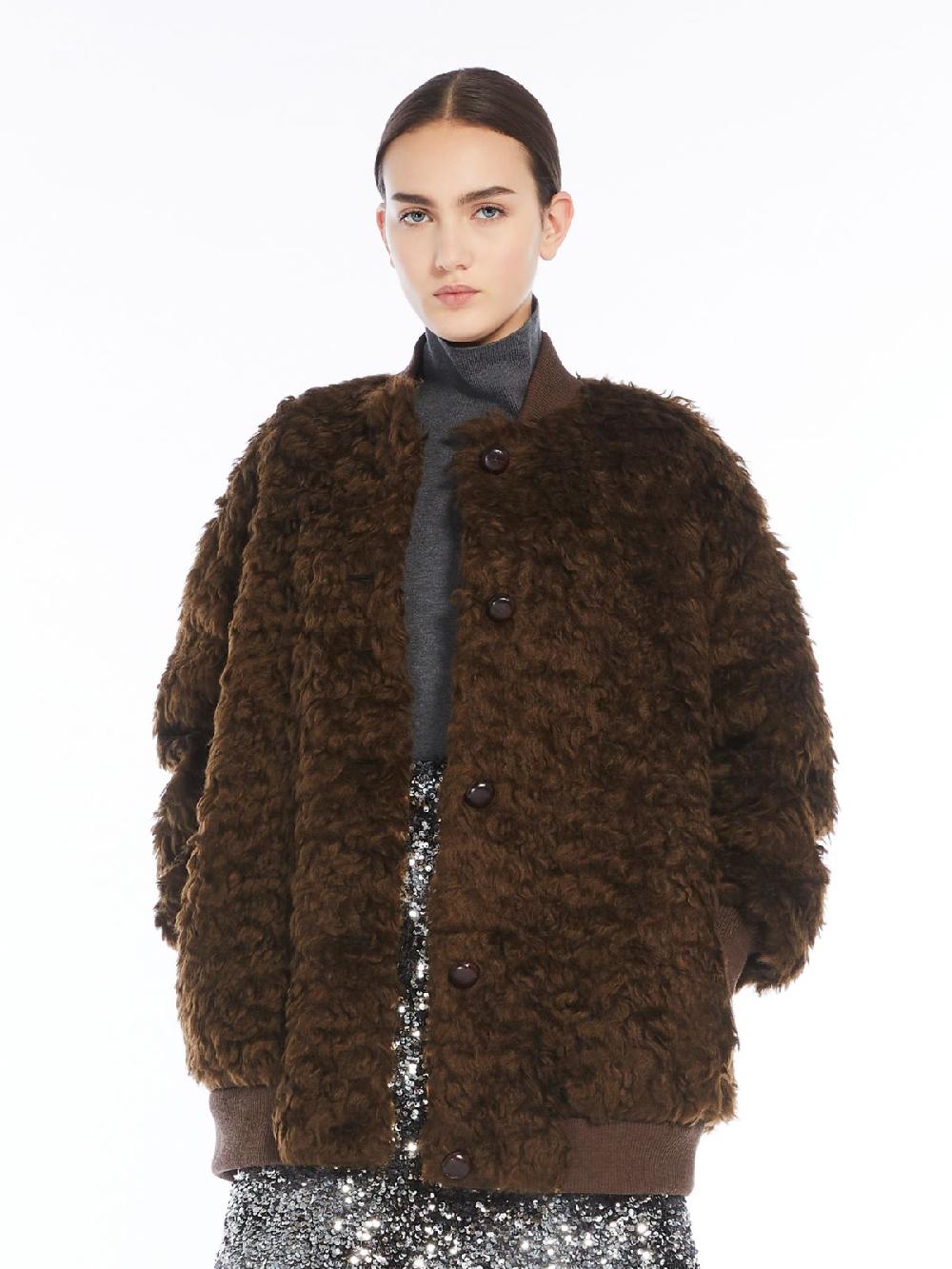Weekend Bomber corto in tessuto furry Hotsell