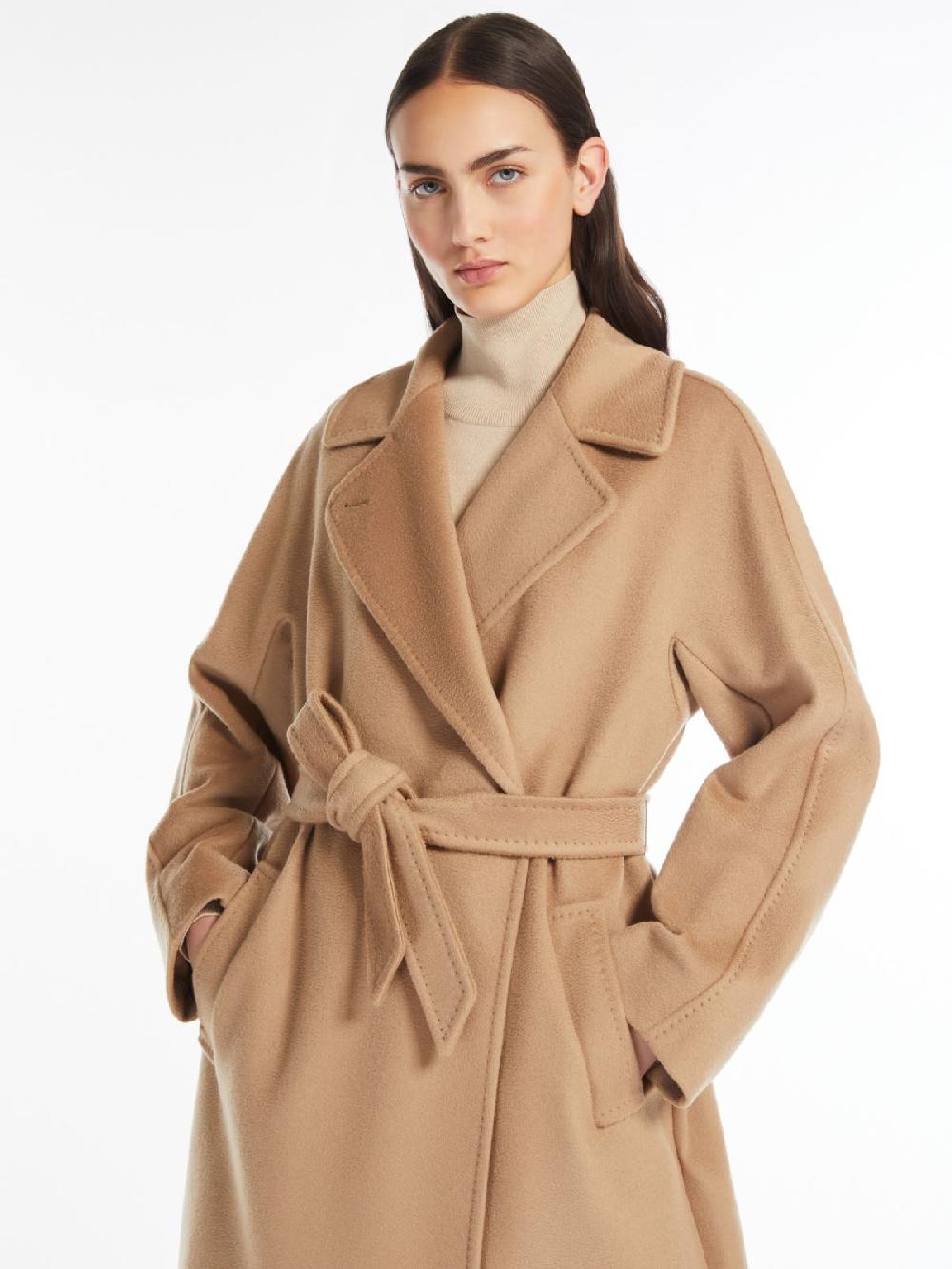 Weekend Cappotto in lana con cintura Vendita Economica