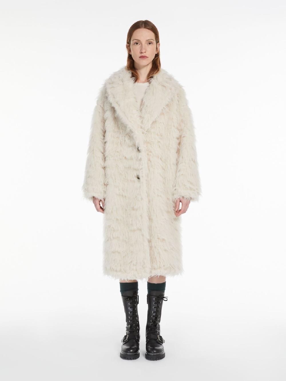 Weekend Cappotto a vestaglia in alpaca e lana Vendite Flash