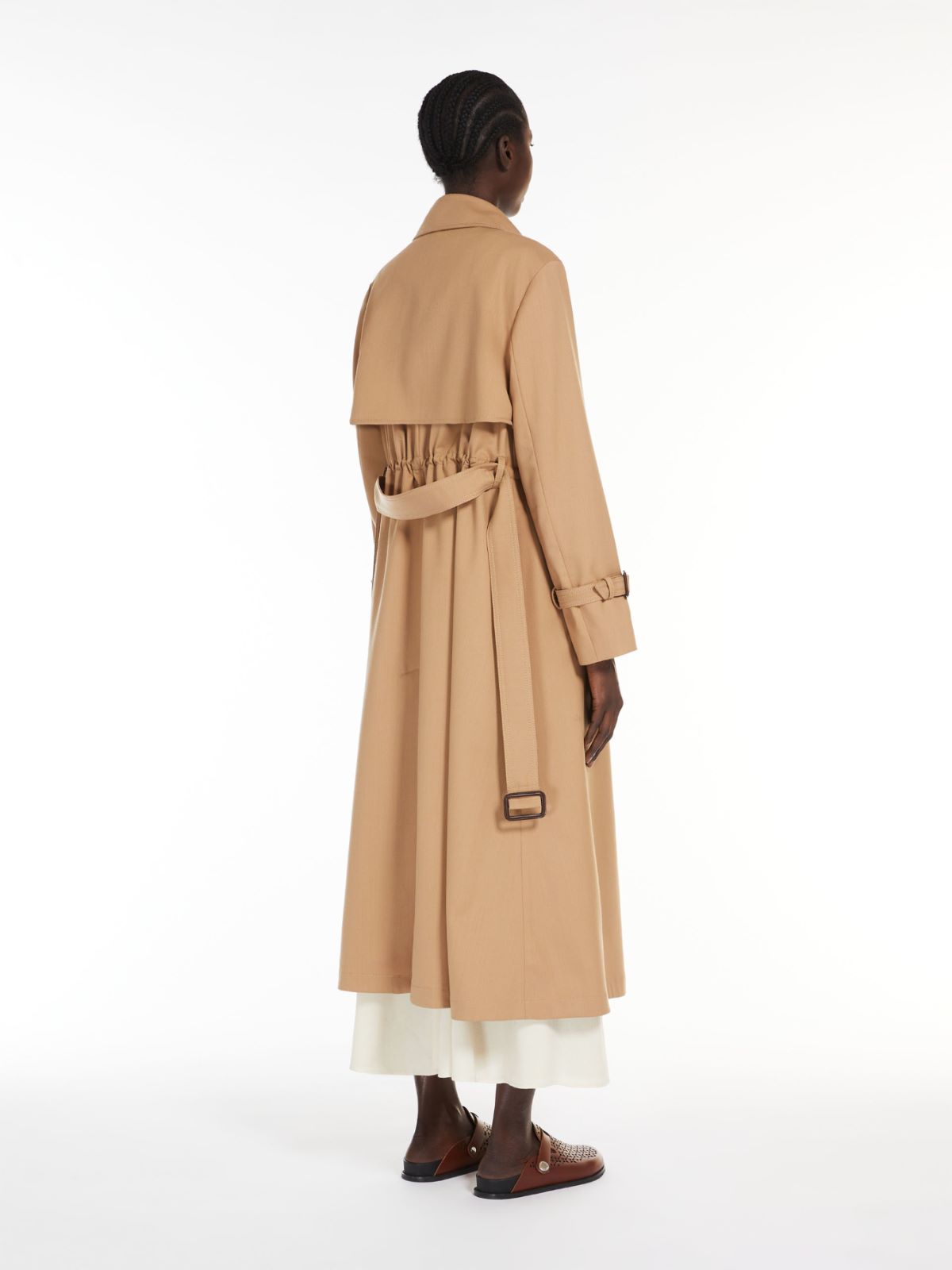 Weekend Trench in mista lana In Linea