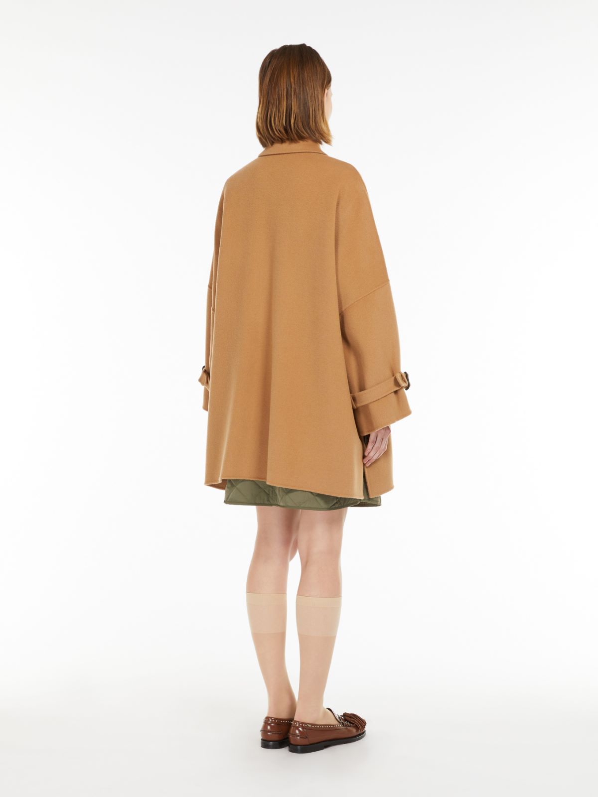 Weekend Cappotto ampio in double di mista lana Vendita