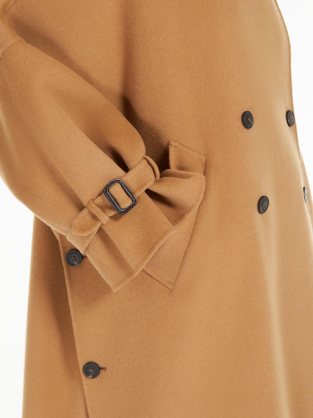 Weekend Cappotto ampio in double di mista lana Vendita