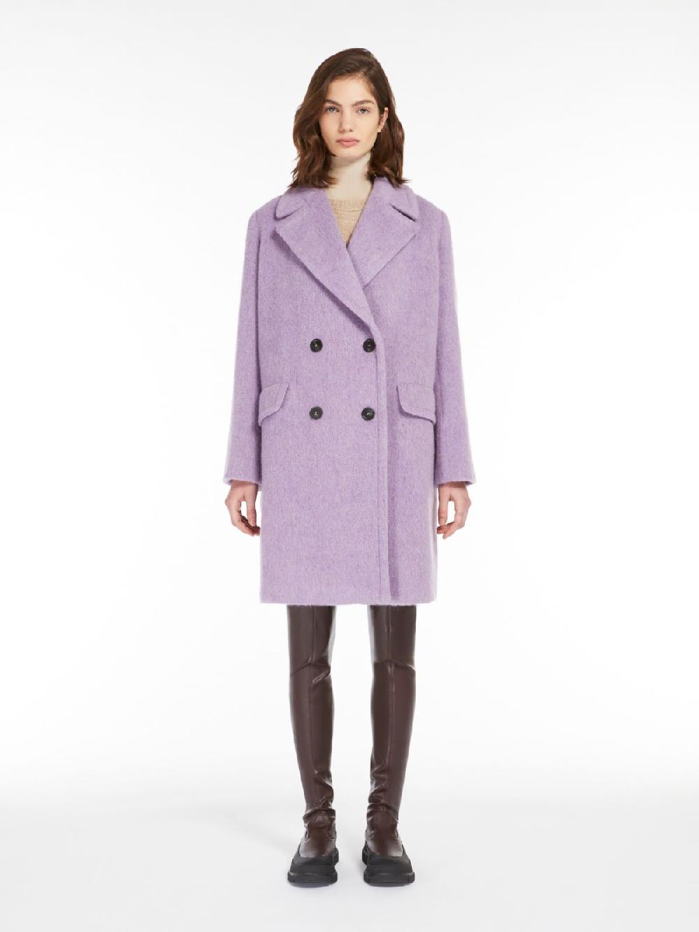Weekend Cappotto doppiopetto in mista lana Pezzi Unici