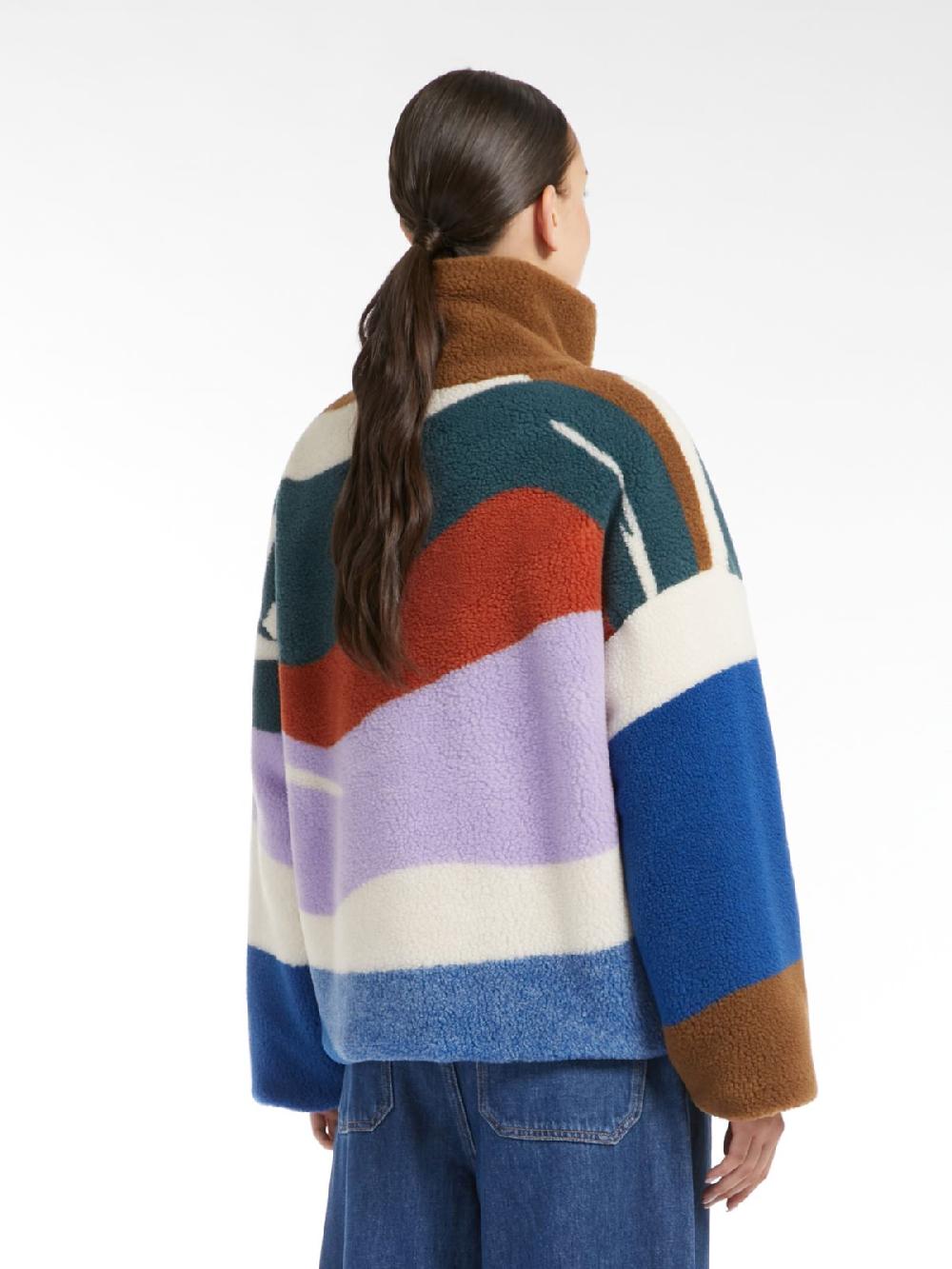 Weekend Piumino corto in jersey di lana jacquard Soddisfazione Garantita