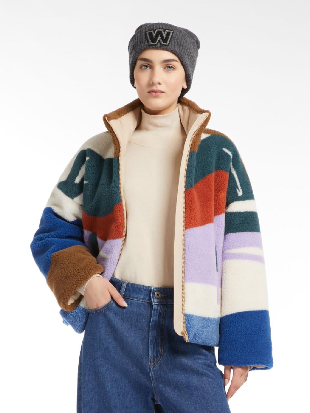 Weekend Piumino corto in jersey di lana jacquard Soddisfazione Garantita