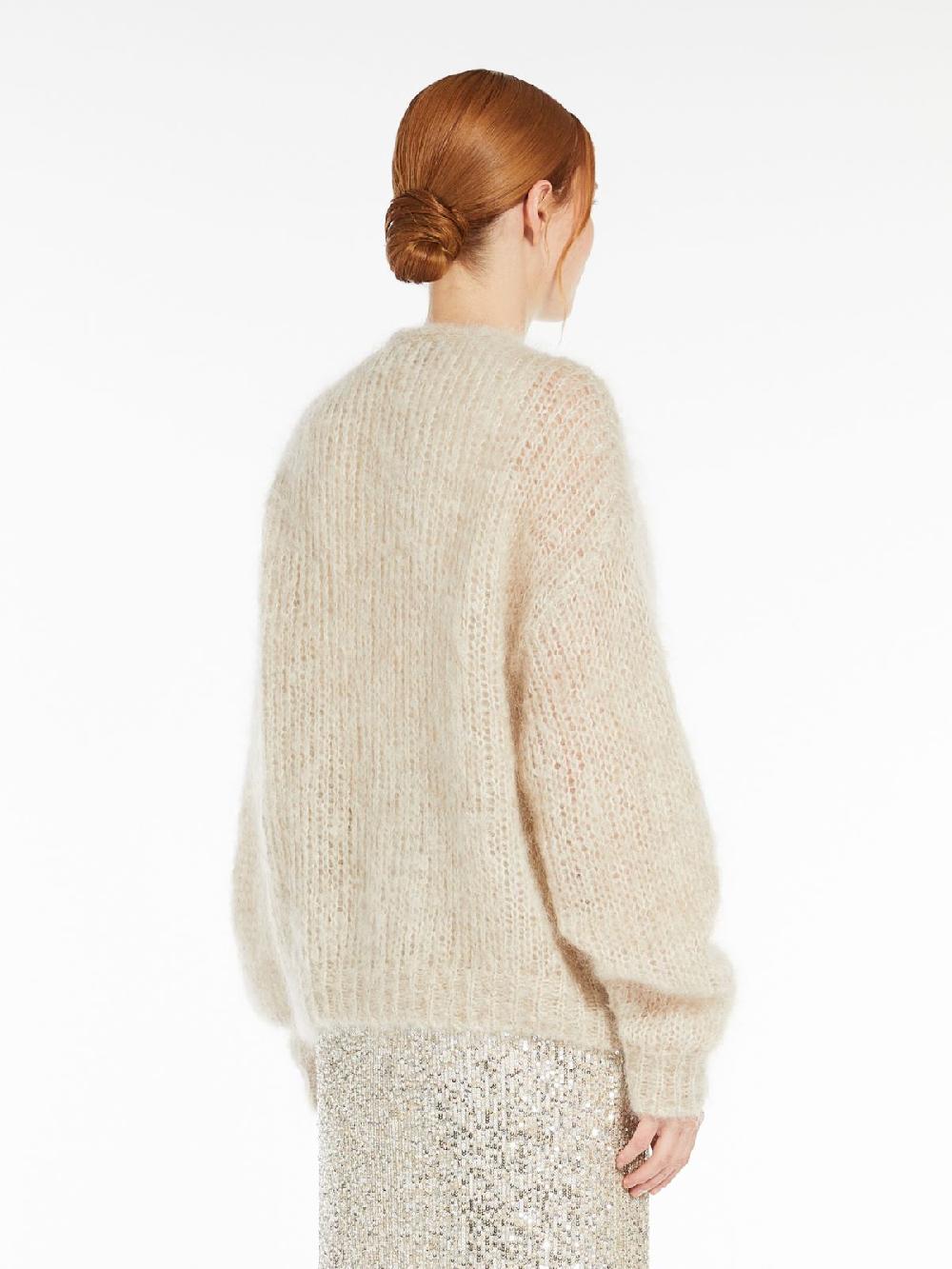 Weekend Cardigan in filato di mohair Economico