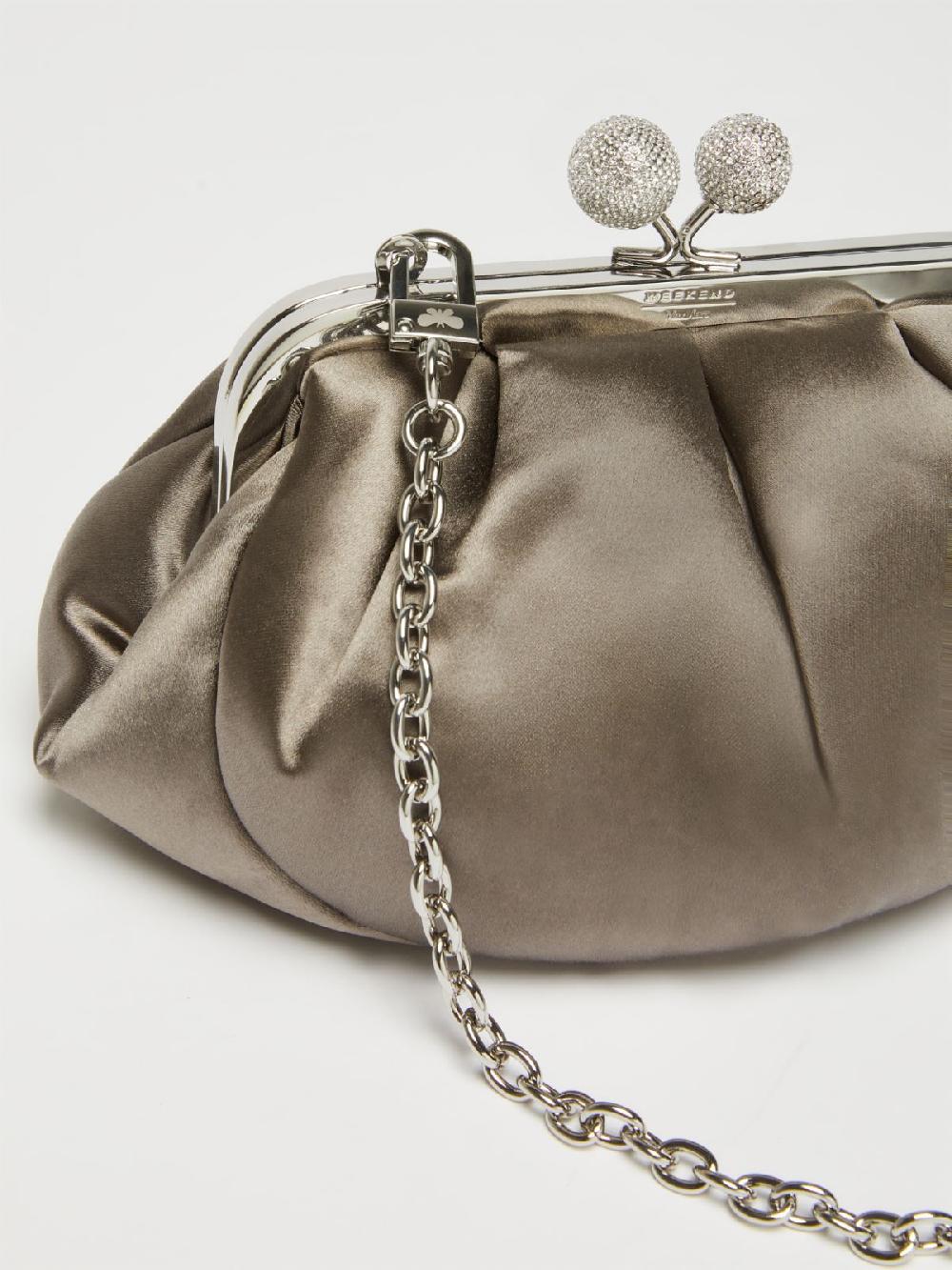 Weekend Pasticcino Bag Small in raso con strass Online