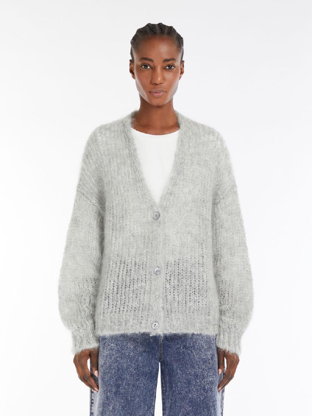 Weekend Cardigan in filato di mohair Outlet
