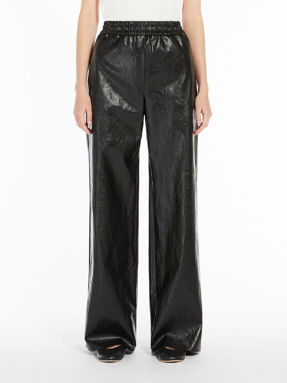 Weekend Pantalone palazzo in tessuto spalmato In Vendita