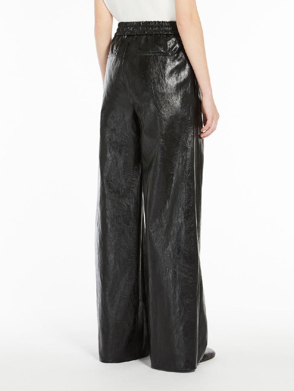 Weekend Pantalone palazzo in tessuto spalmato In Vendita