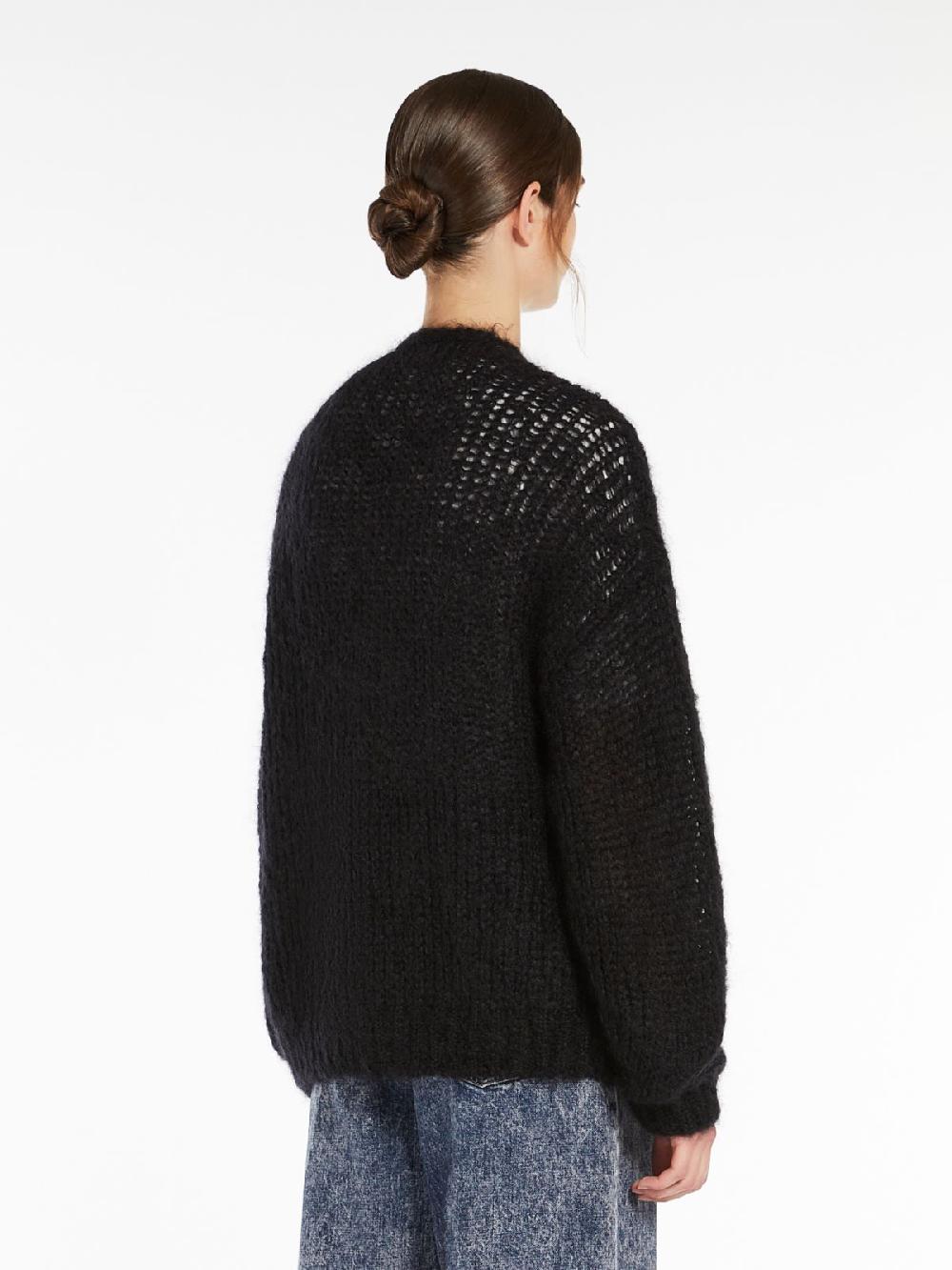 Weekend Cardigan in filato di mohair In Saldo
