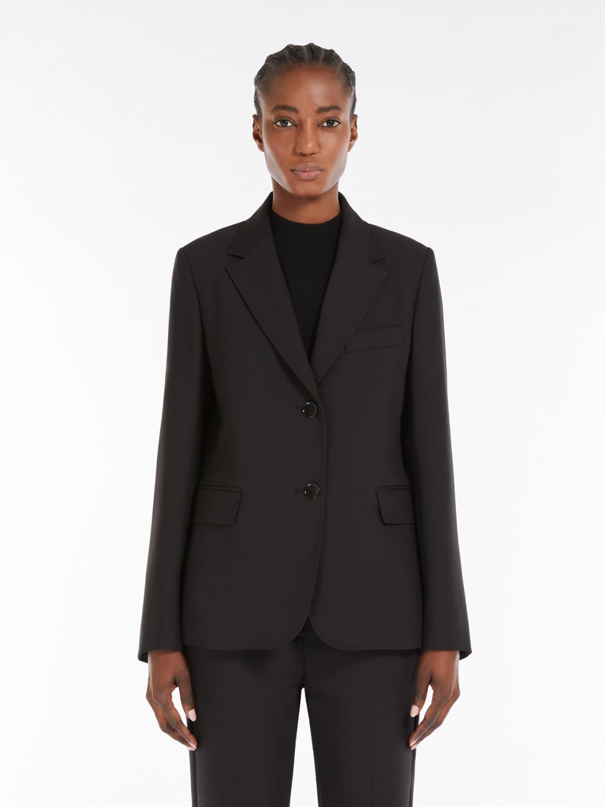 Weekend Blazer monopetto in tela di mista lana Italia