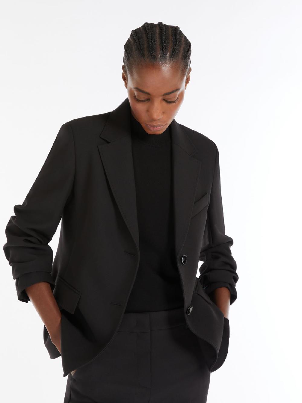 Weekend Blazer monopetto in tela di mista lana Italia