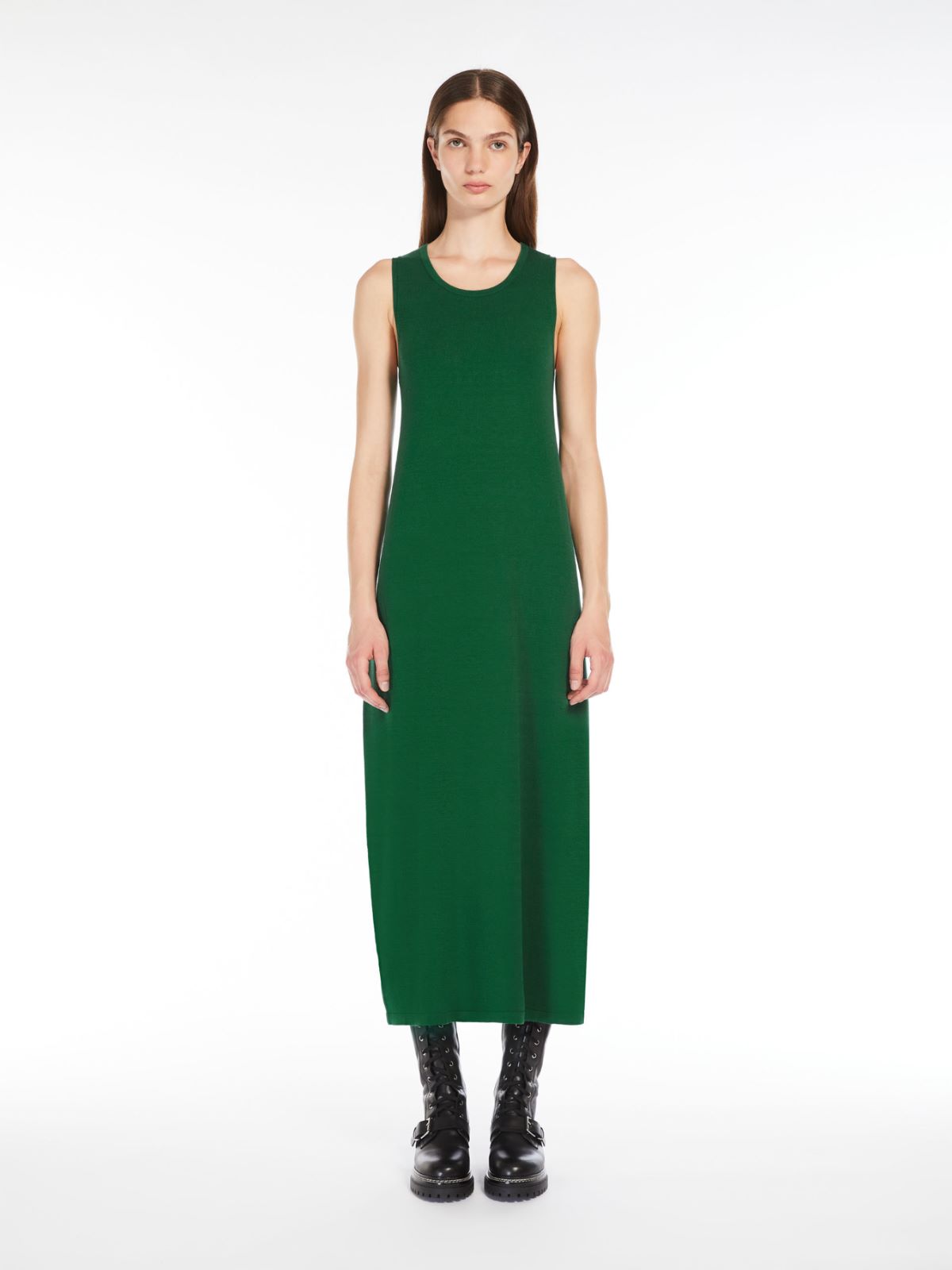 Weekend Abito smanicato in viscosa stretch Vendita Calda