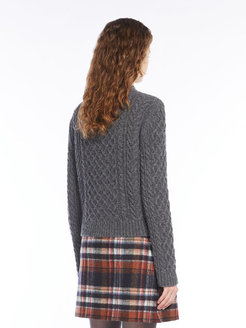 Weekend Cardigan in lana a trecce 2025