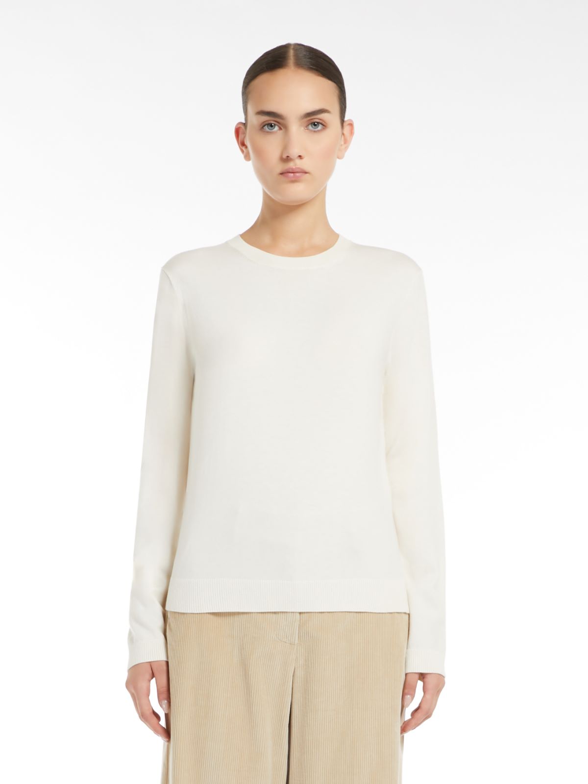 Weekend Maglia in seta e lana Fino Al -60%
