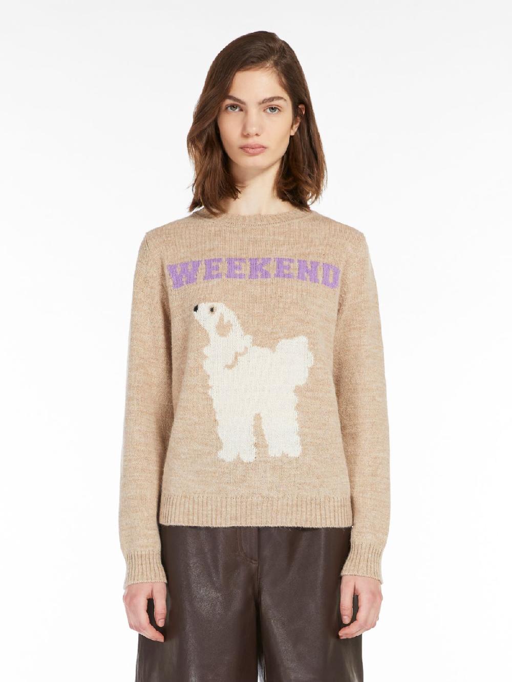 Weekend Maglia intarsiata in alpaca e lana Convenienza