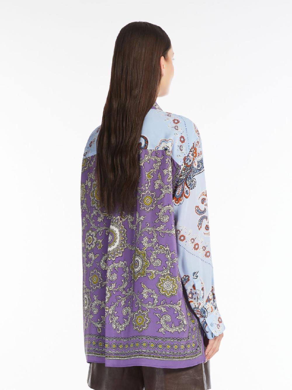 Weekend Camicia in crêpe de Chine stampata Saldi