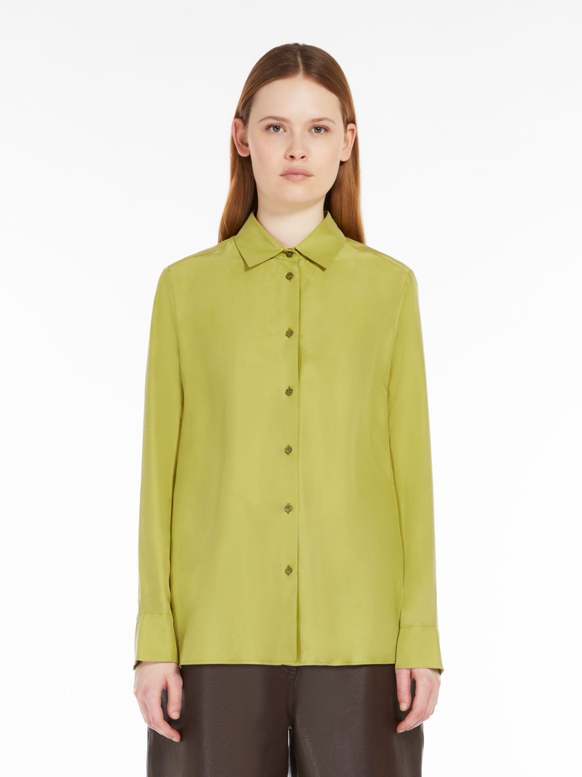 Weekend Camicia in seta lavata Vendite Flash