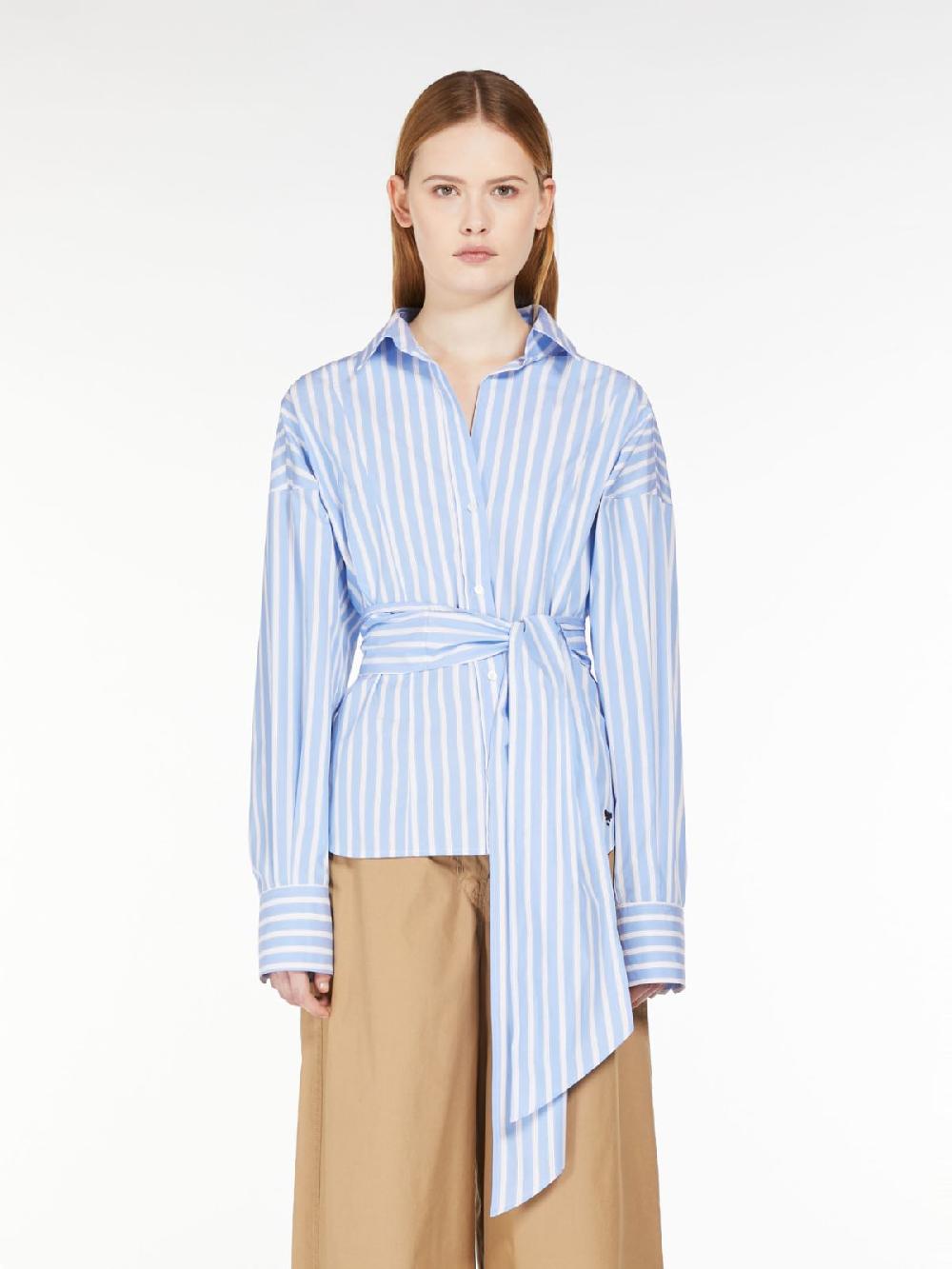 Weekend Camicia incrociata in popeline di cotone Italy