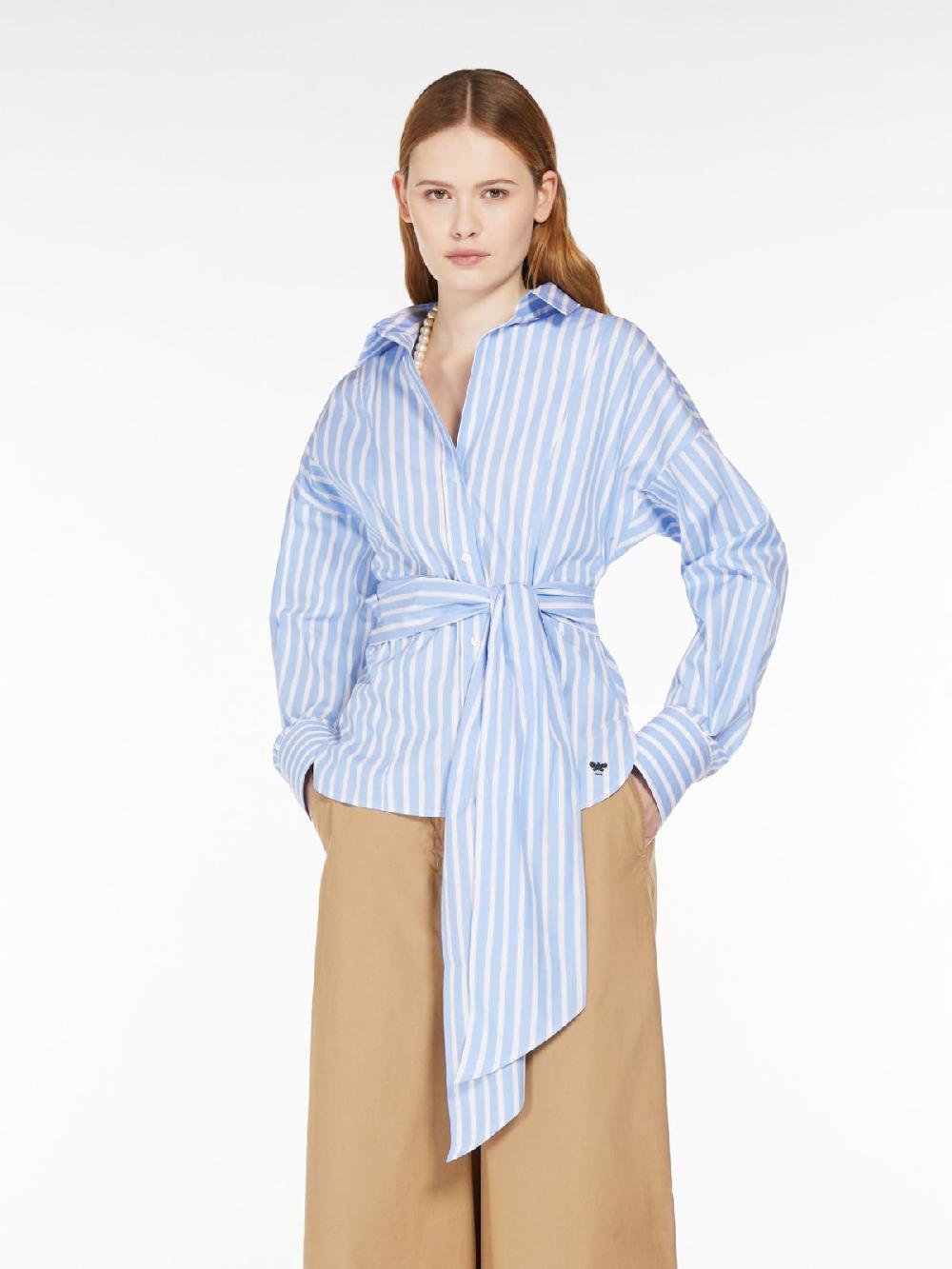 Weekend Camicia incrociata in popeline di cotone Italy