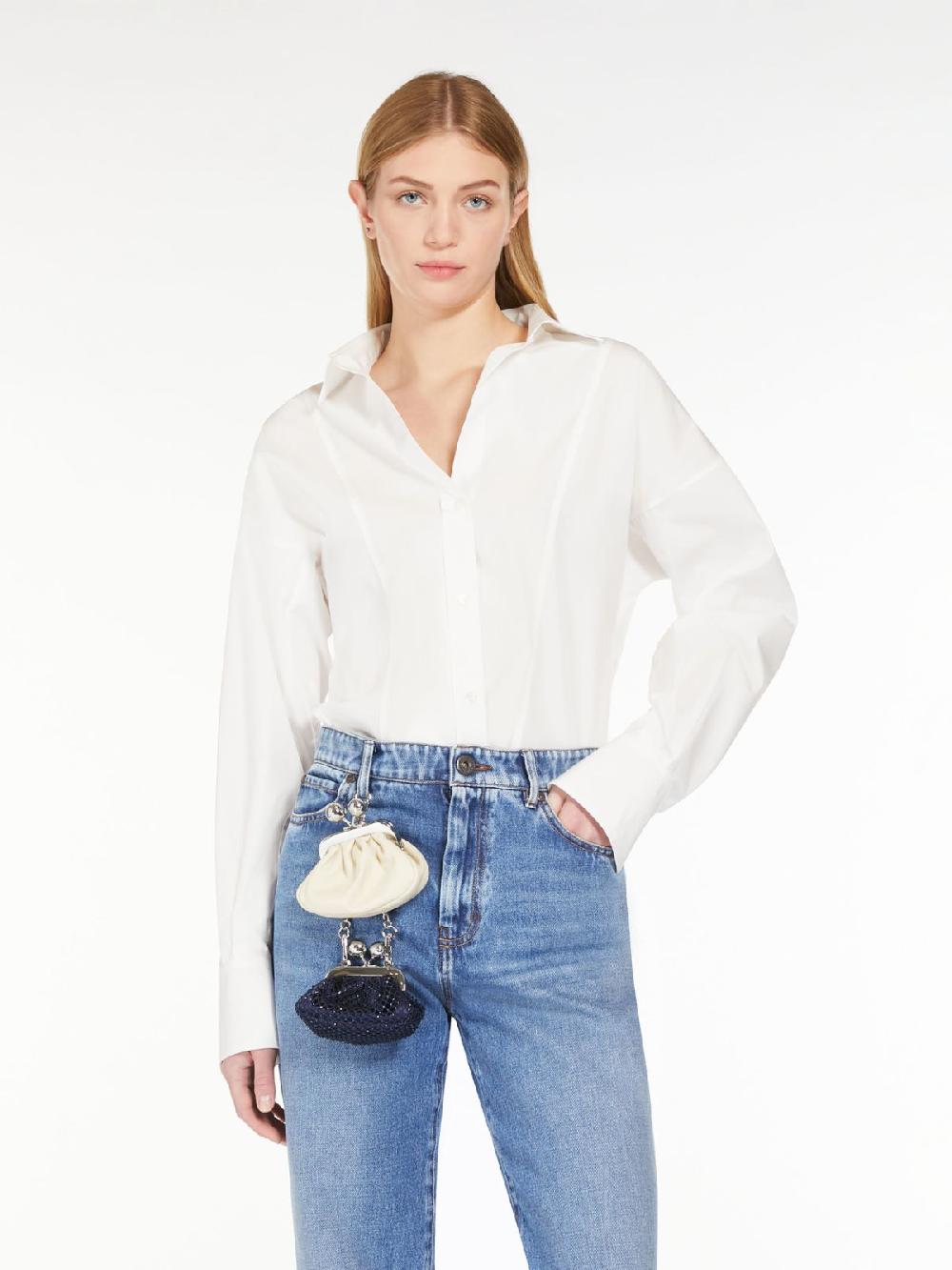Weekend Camicia incrociata in popeline di cotone 2025
