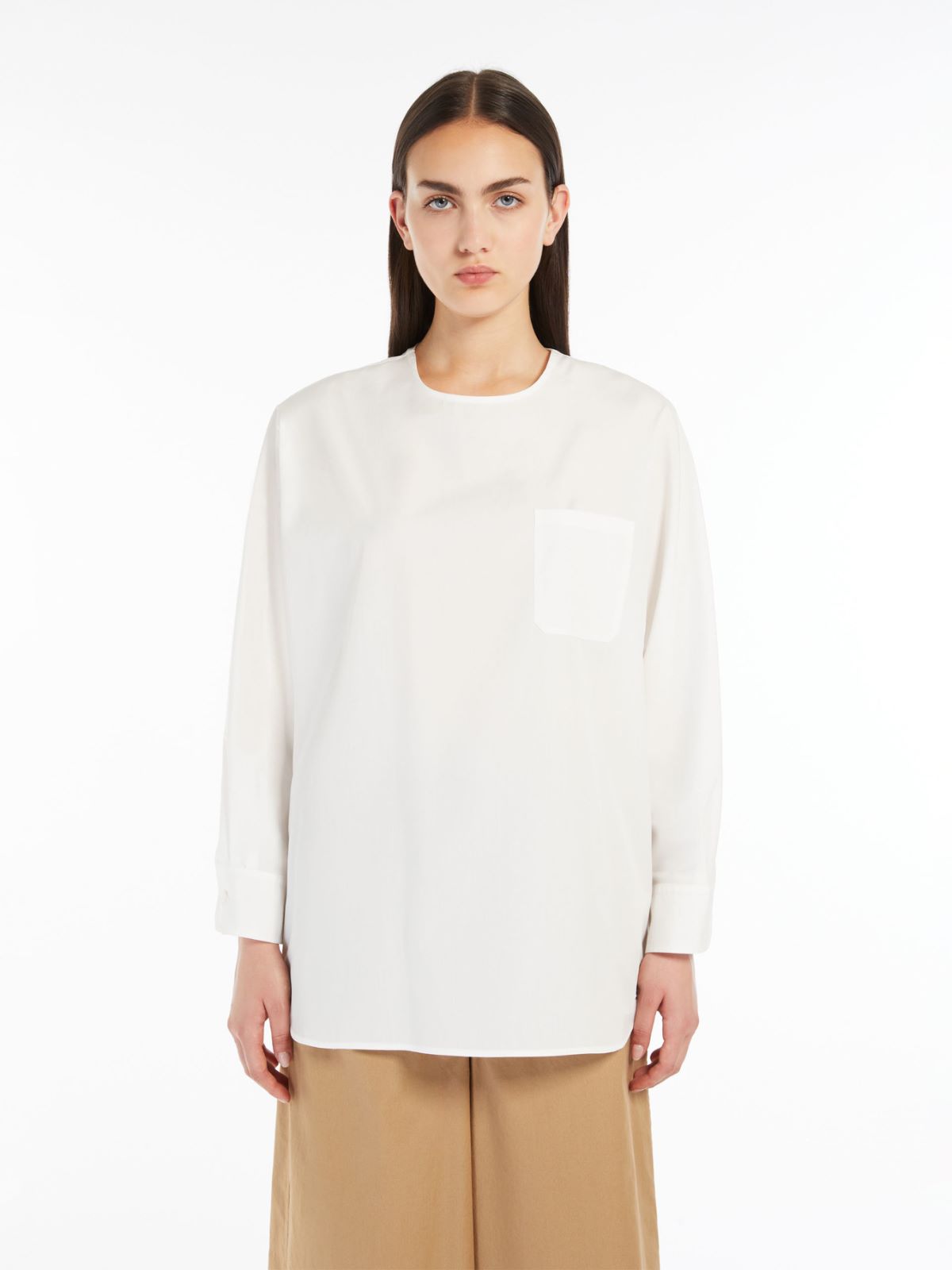 Weekend Blusa in popeline di cotone Qualità