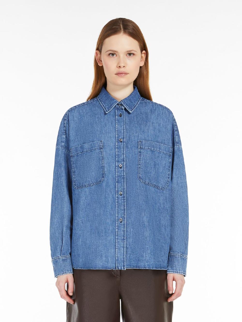 Weekend Camicia crop in denim di cotone Qualità Garantita