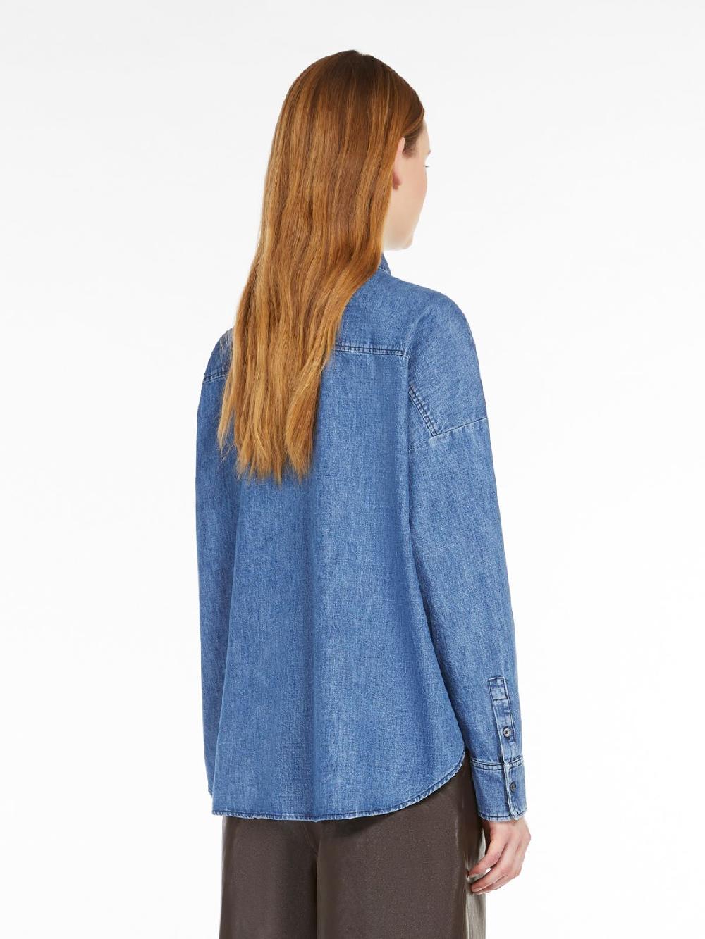 Weekend Camicia crop in denim di cotone Qualità Garantita