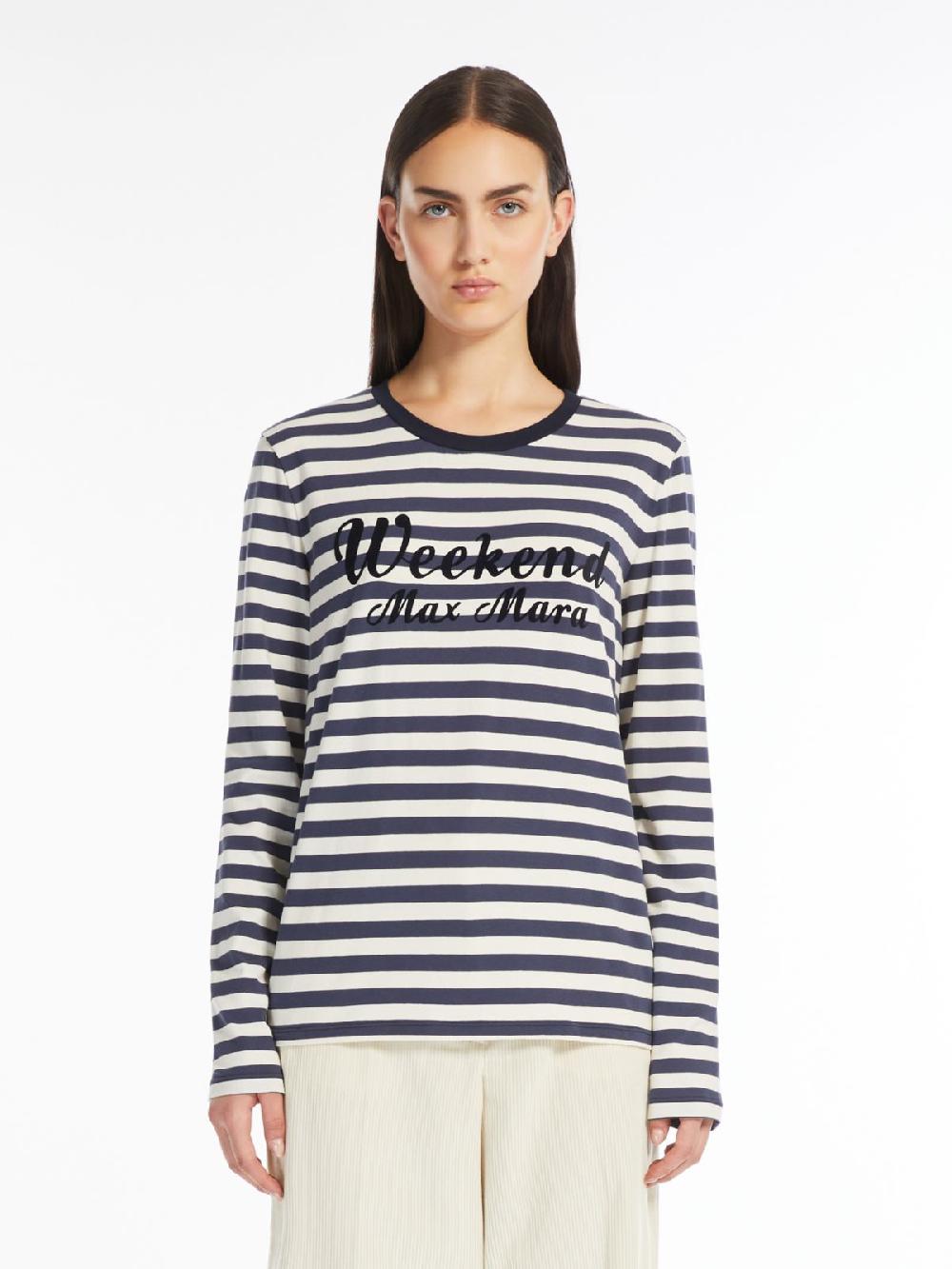 Weekend T-shirt in cotone con stampa Economico