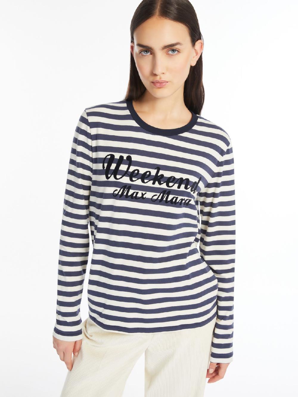 Weekend T-shirt in cotone con stampa Economico