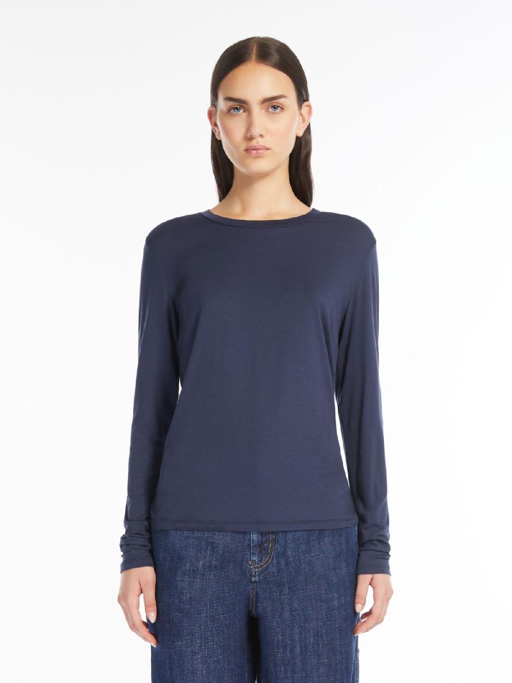 Weekend T-shirt aderente in jersey Vendita Calda