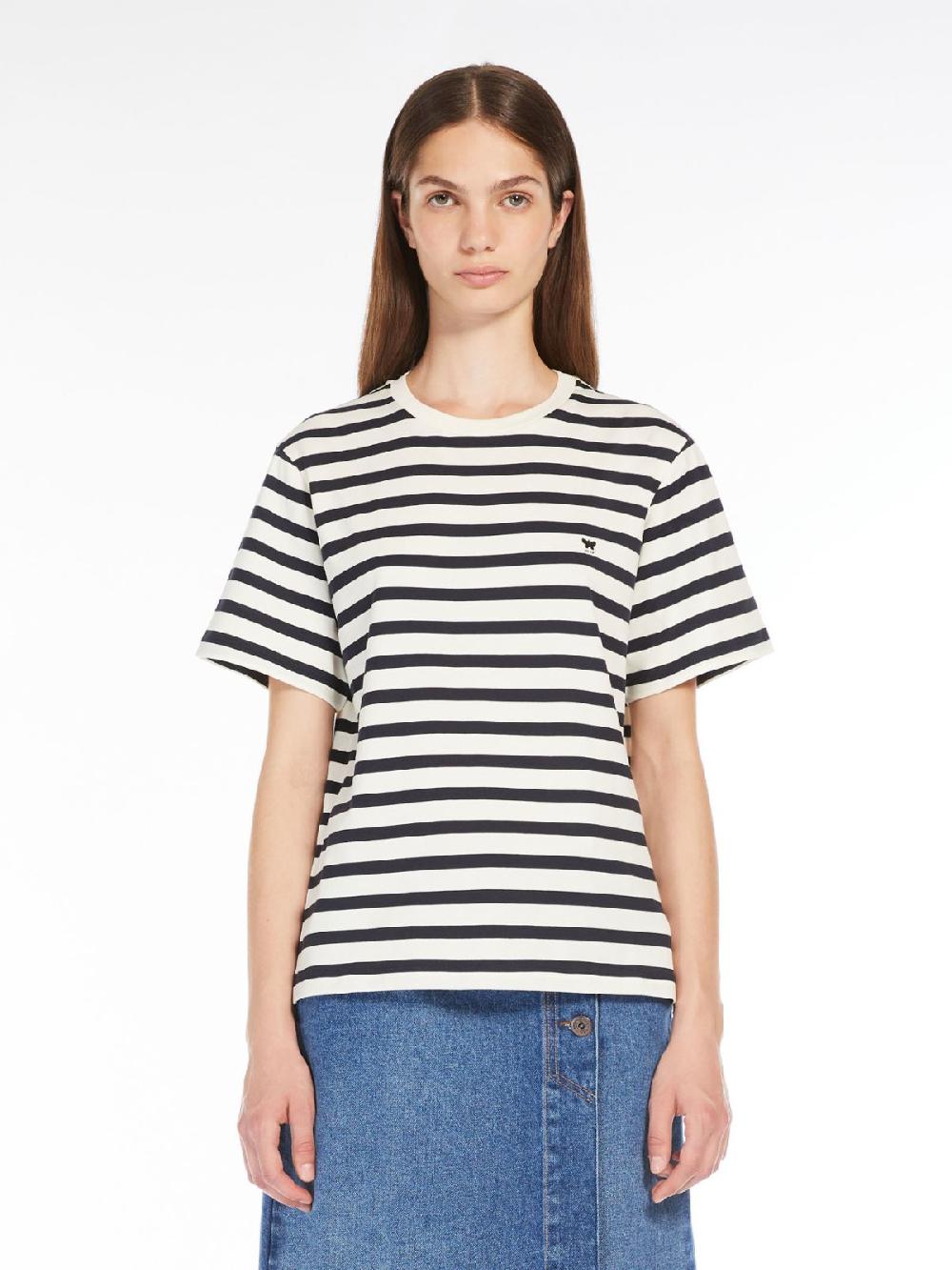 Weekend T-shirt in cotone con logo Saldi Di Fabbrica