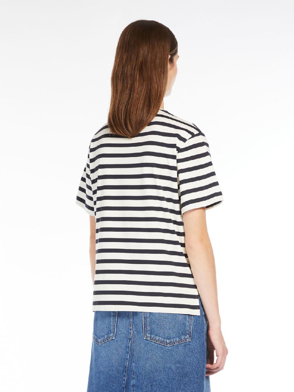 Weekend T-shirt in cotone con logo Saldi Di Fabbrica