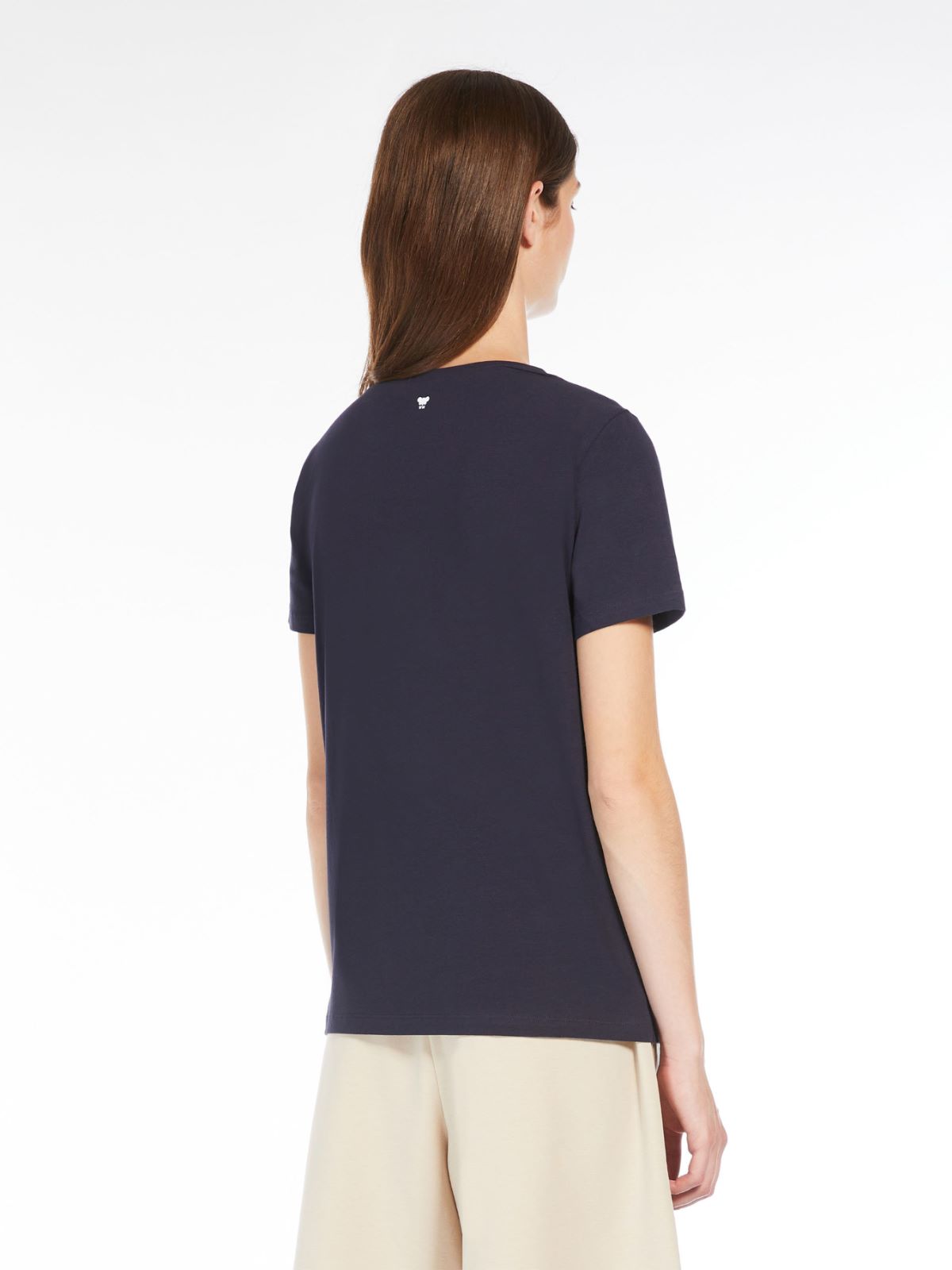 Weekend T-shirt basic in cotone stretch In Linea