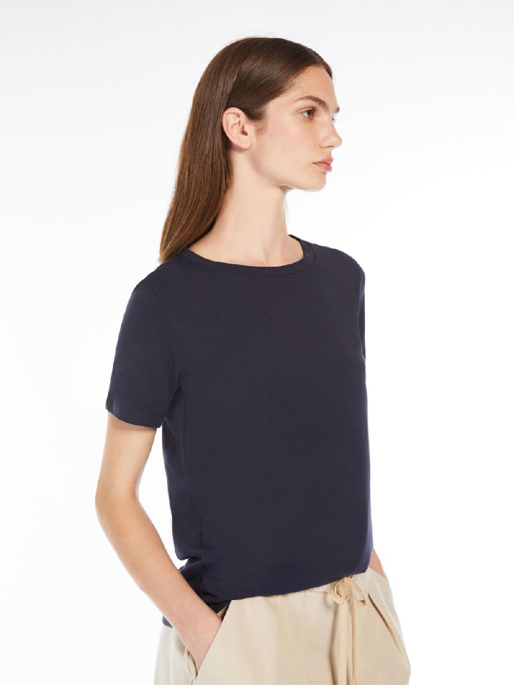 Weekend T-shirt basic in cotone stretch In Linea