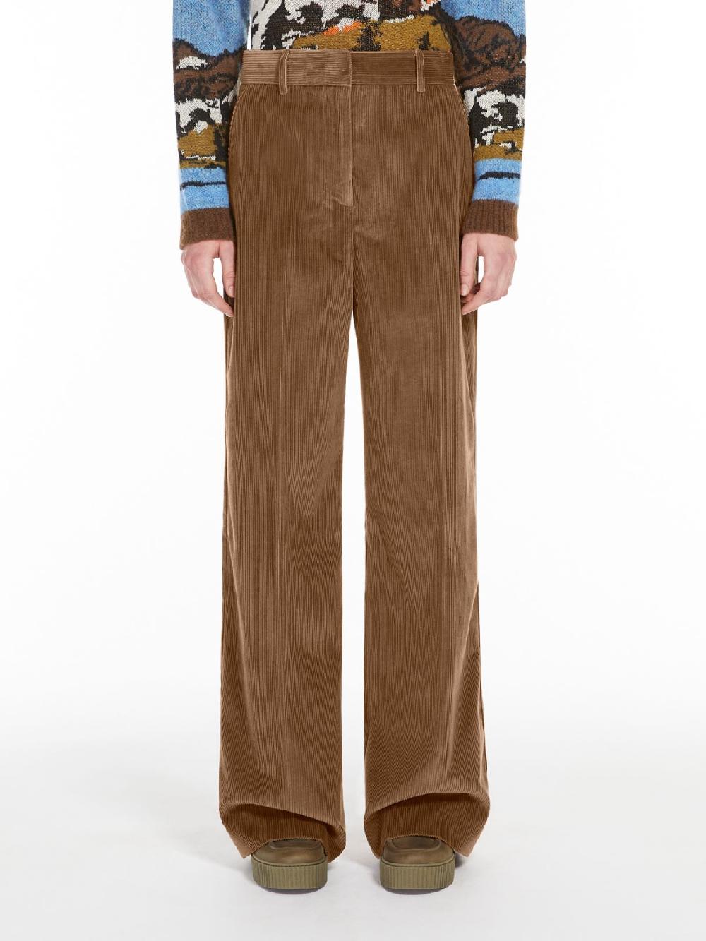 Weekend Pantalone wide leg in velluto Soddisfazione Garantita