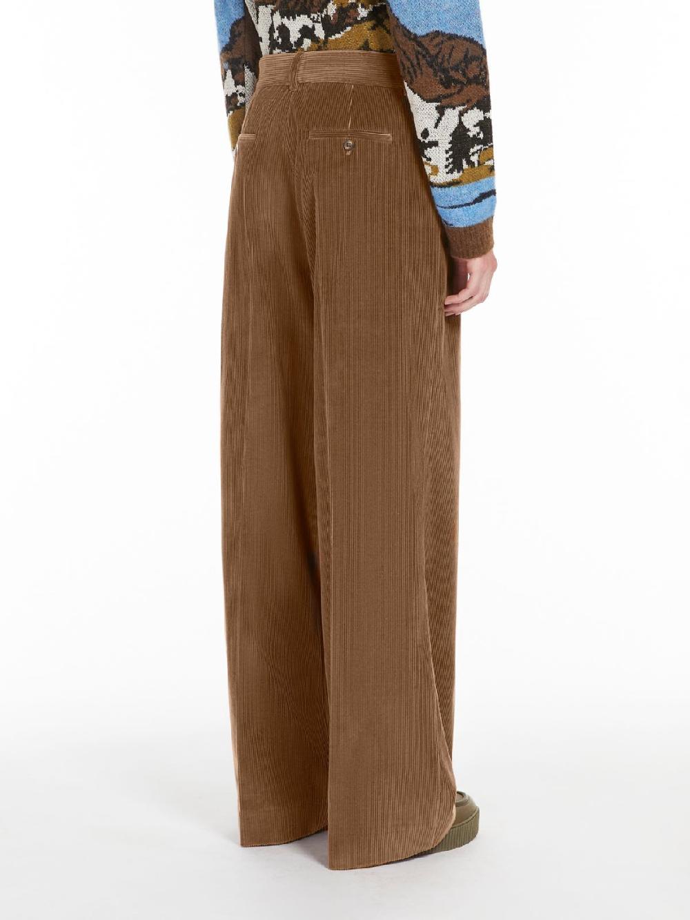 Weekend Pantalone wide leg in velluto Soddisfazione Garantita