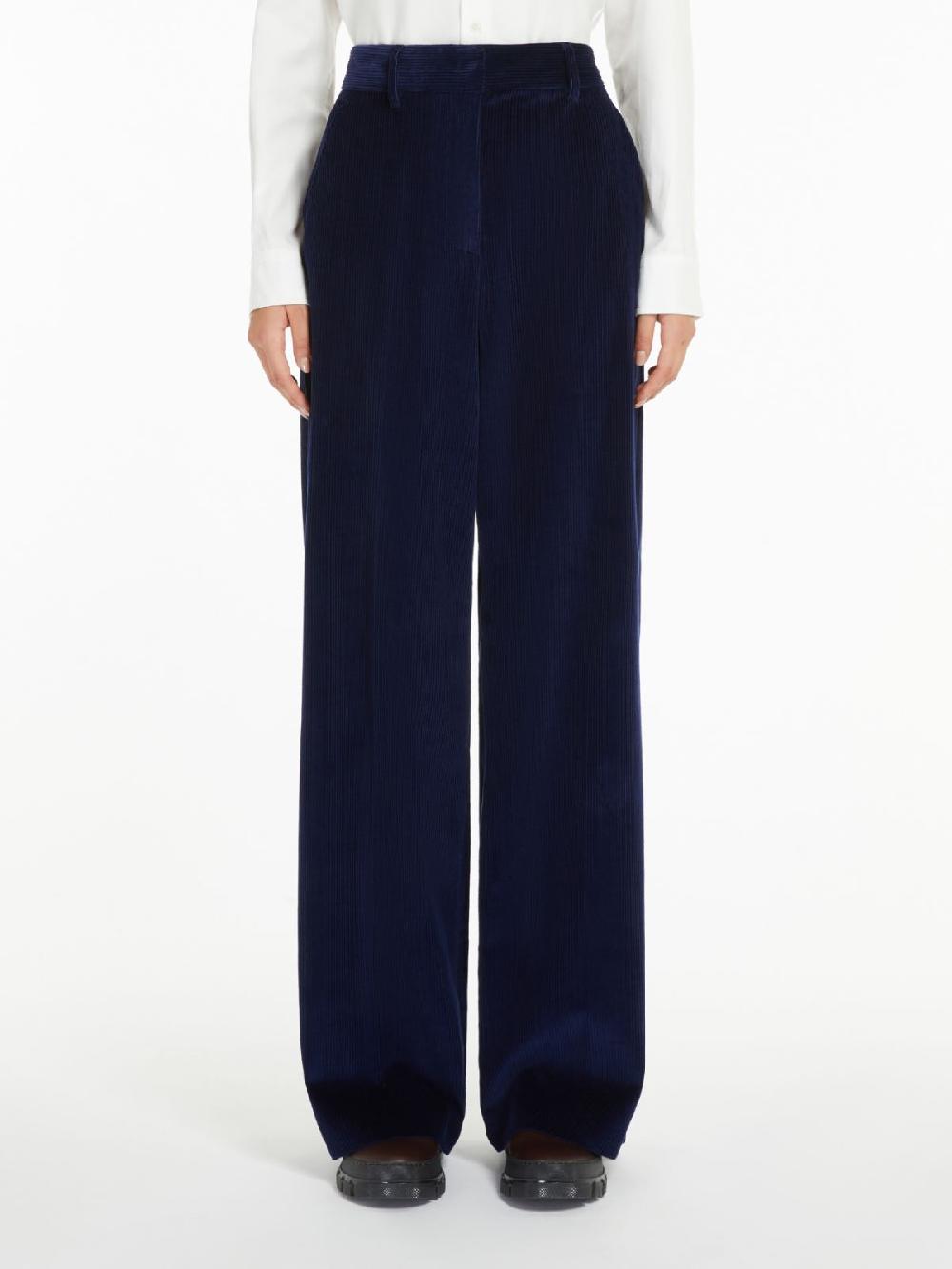 Weekend Pantalone wide leg in velluto Qualità Garantita