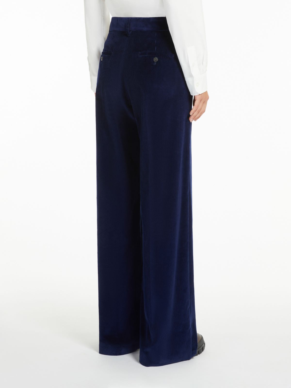 Weekend Pantalone wide leg in velluto Qualità Garantita