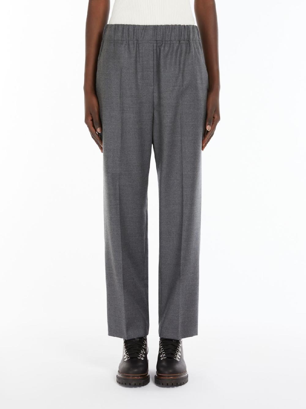 Weekend Pantalone comfort in flanella In Vendita